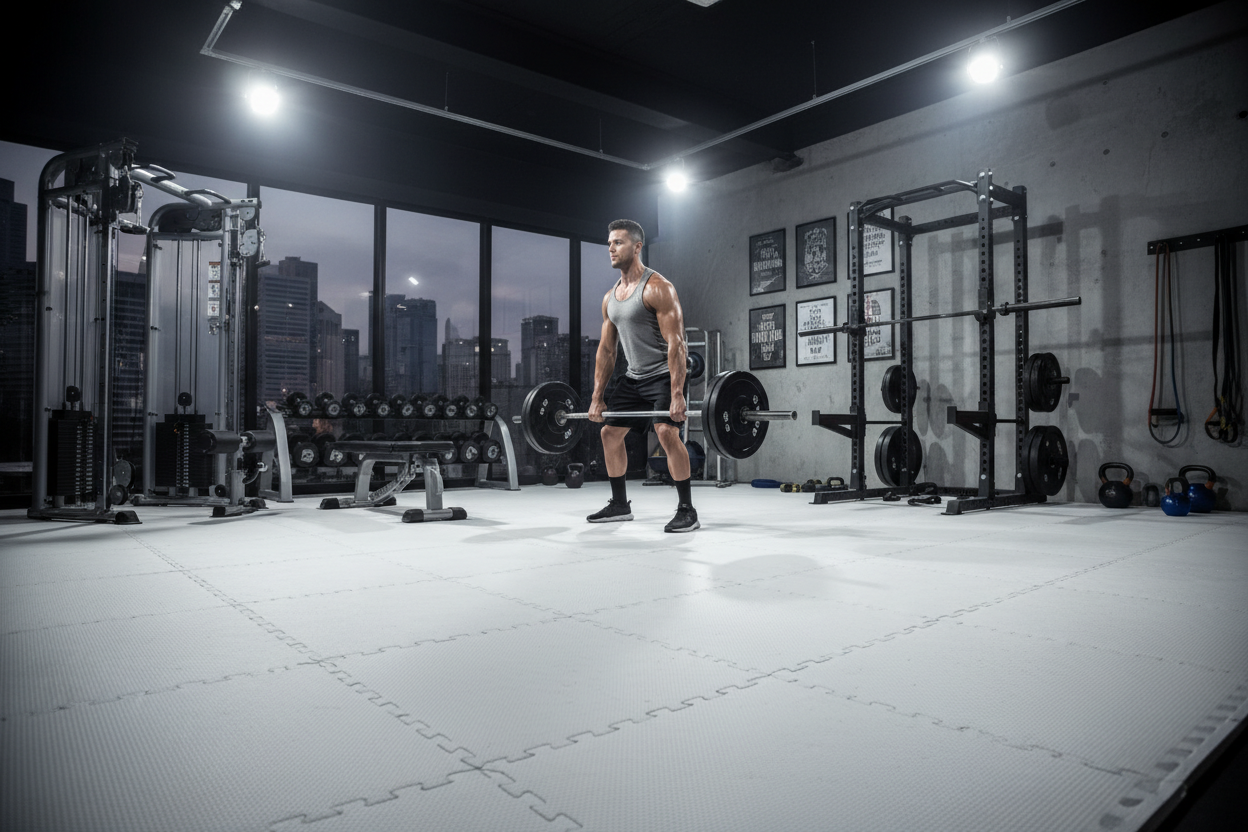 White Rubber Floor Mat: Is It A Mistake For Home Gyms?
