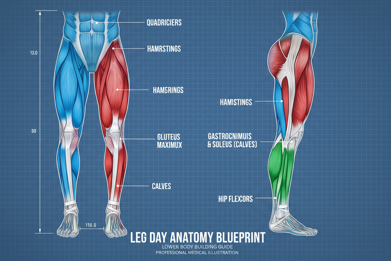 Leg Day Anatomy 101: A Blueprint for Building Your Lower Body