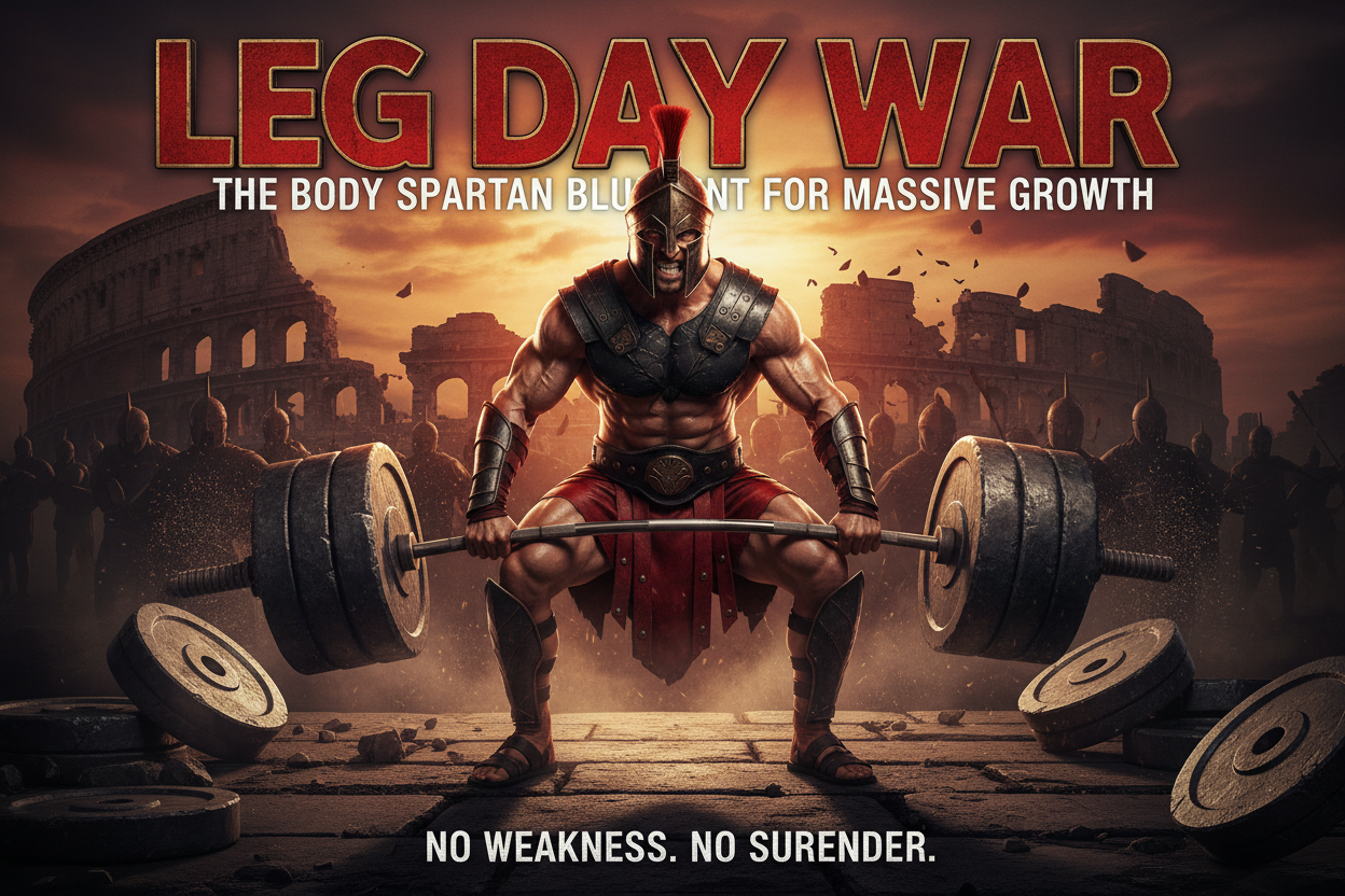 Leg Day War: The Body Spartan Blueprint for Massive Growth