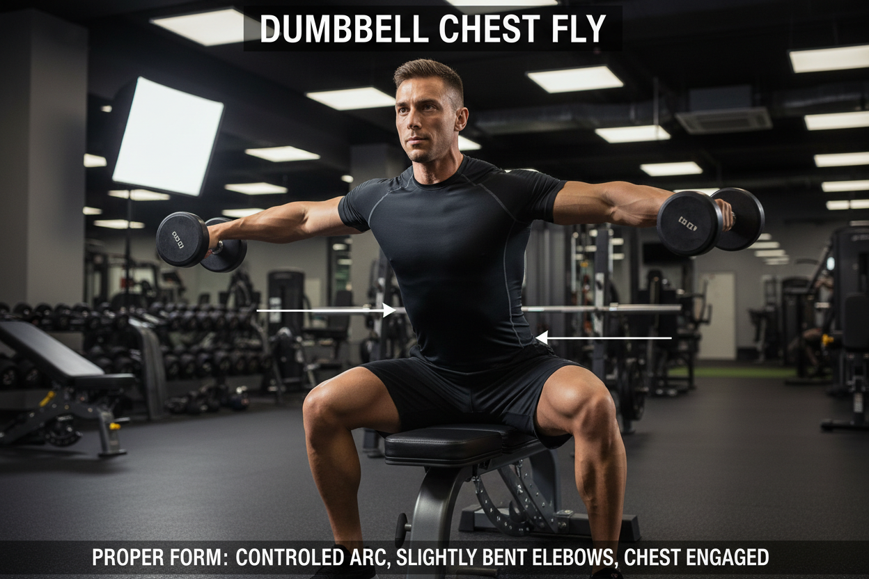 Master the Pec Deck Chest Fly with Dumbbells for a Stronger Upper Body