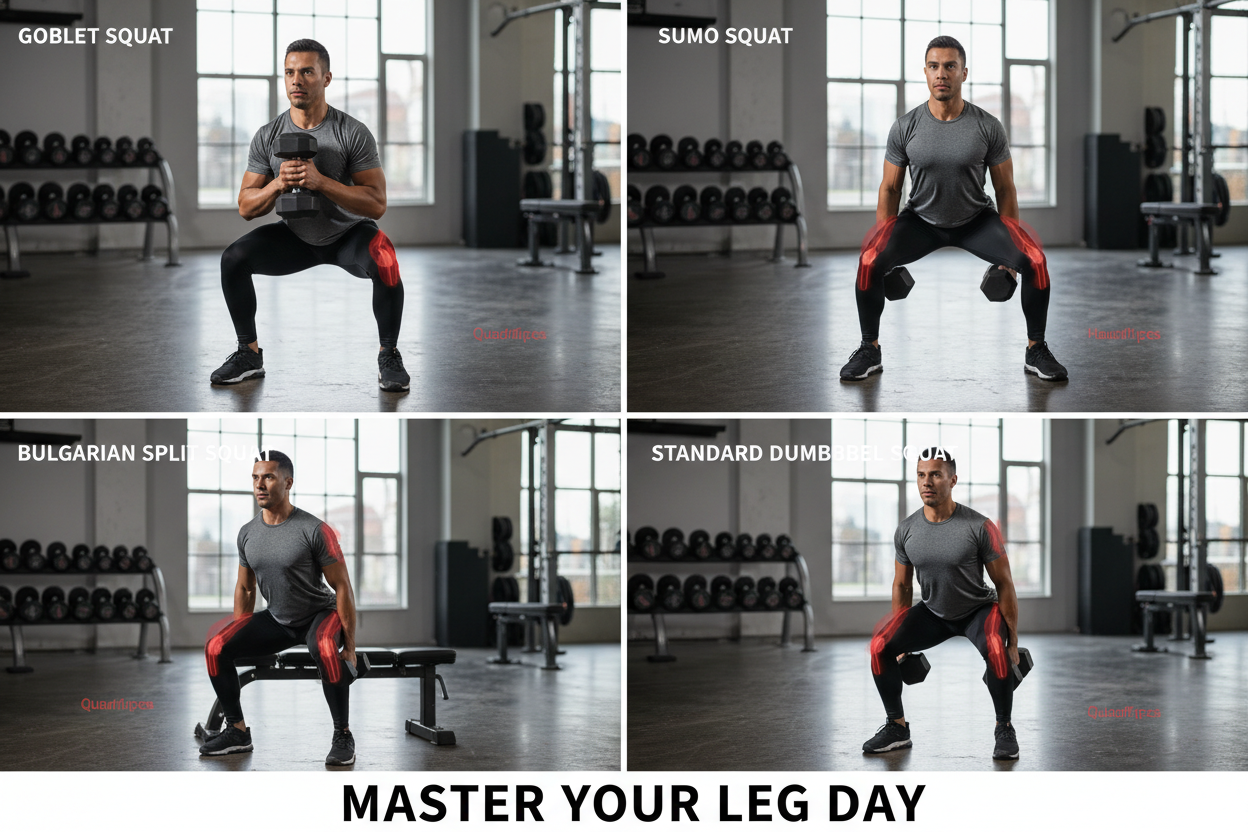 Mastering Different Dumbbell Squats for Total Leg Growth