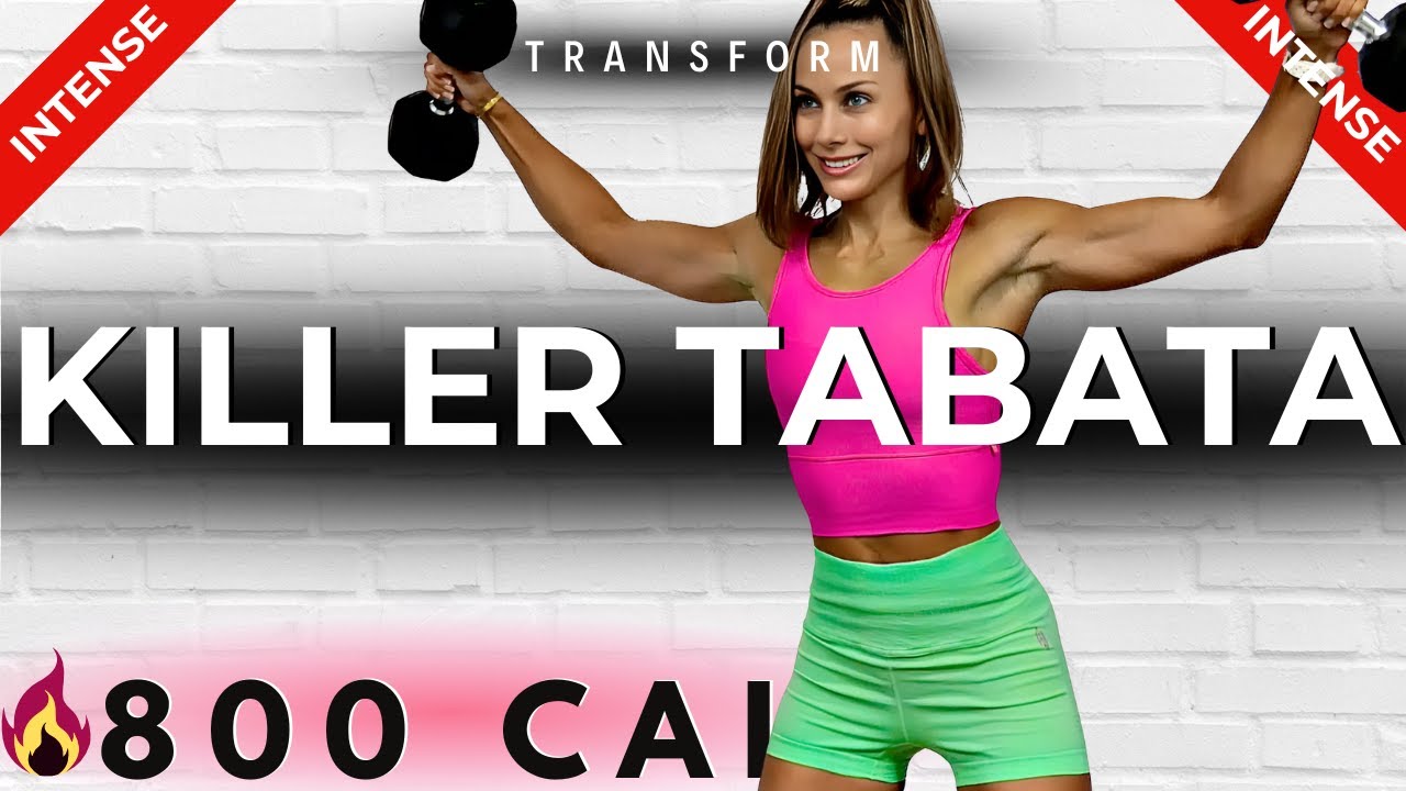 60 MIN KILLER TABATA WORKOUT + ABS ⧸ Cardio, Fast Weight Loss, Total Body Sculpting, Belly Fat Torch