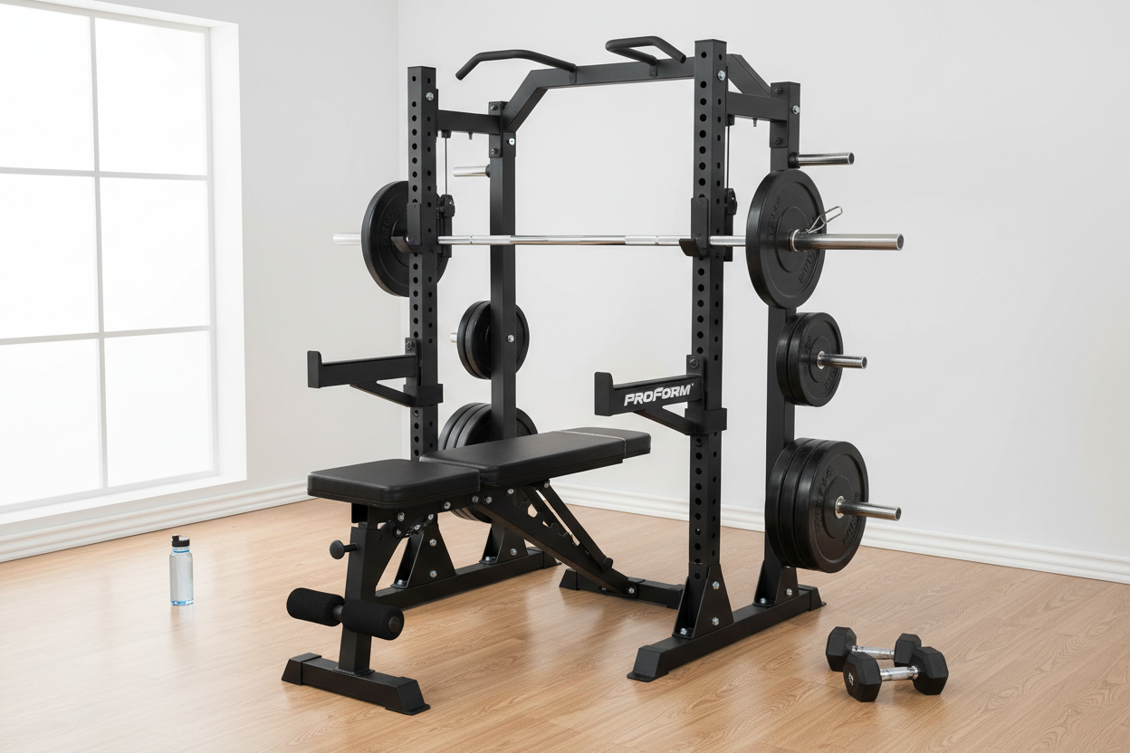 ProForm Sport Olympic Rack and Bench XT Review – A Complete Home Gym Solution