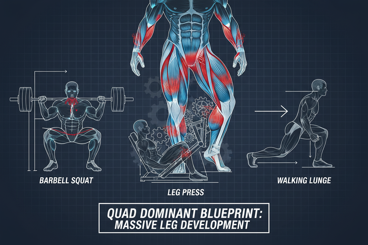 Quad Dominant Exercises: The Blueprint for Massive Legs