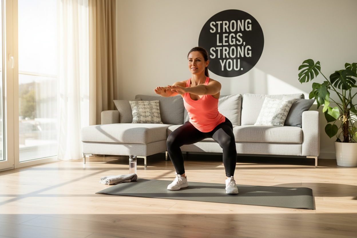 Skip the Gym, Not Leg Day: How to Build Strong Legs in Your Living Room