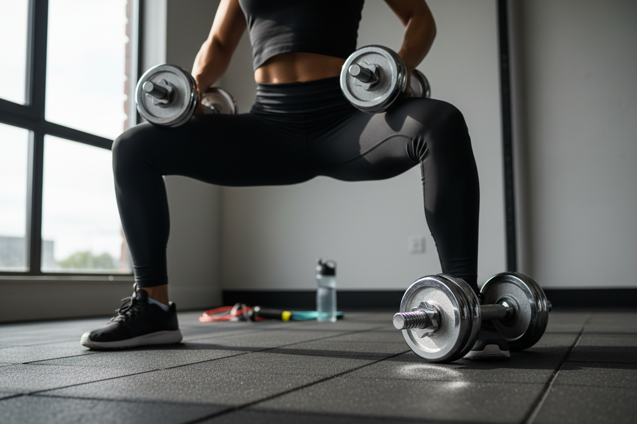 Skip the Squat Rack: How to Build Strong Legs with Just Two Dumbbells