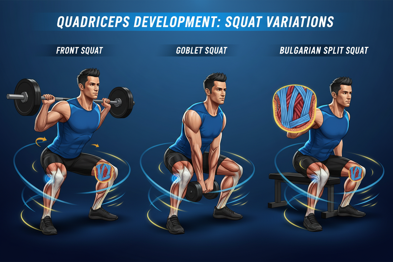 Squat Variations for Quads: The Definitive Guide to Leg Growth