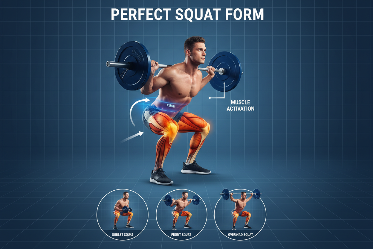 Squats With Weights Exercises: The Definitive Guide for 2024
