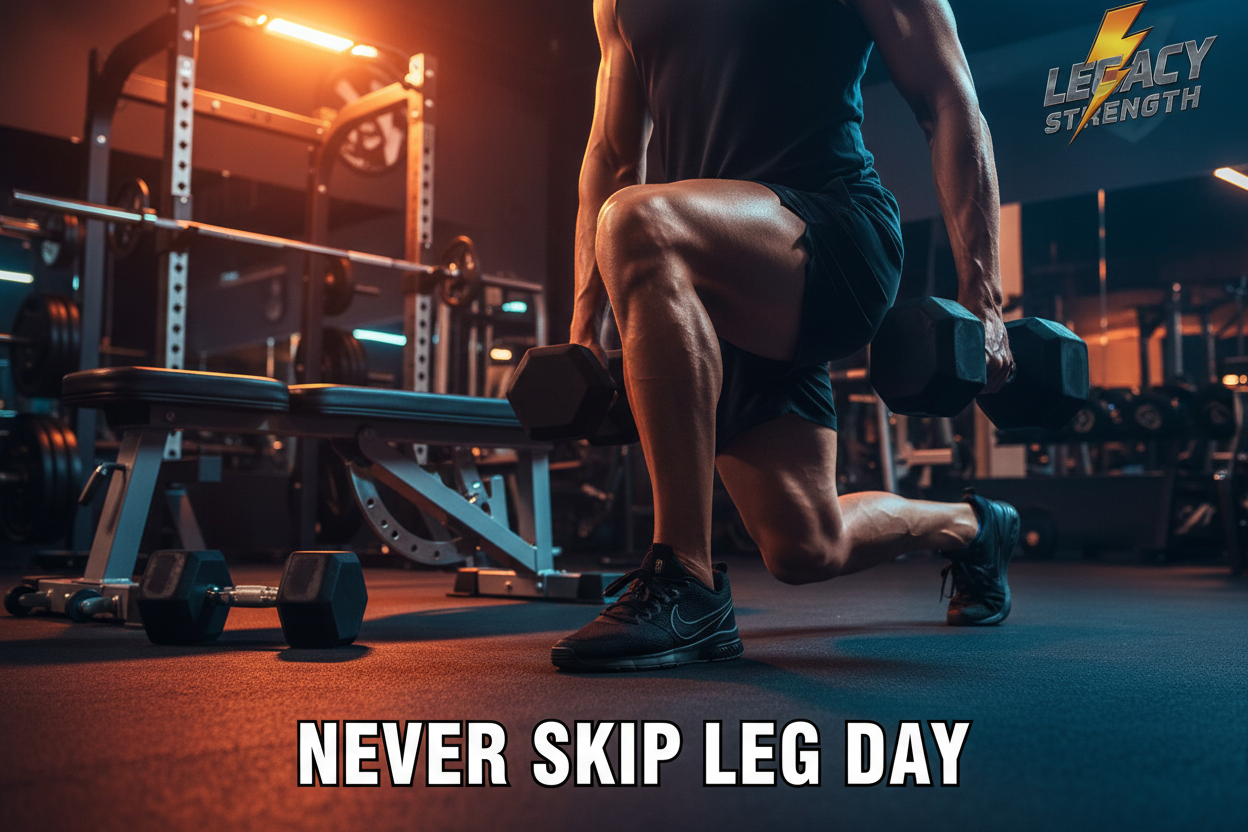 Stop Skipping Leg Day: How to Build Massive Legs with Just Dumbbells and a Bench