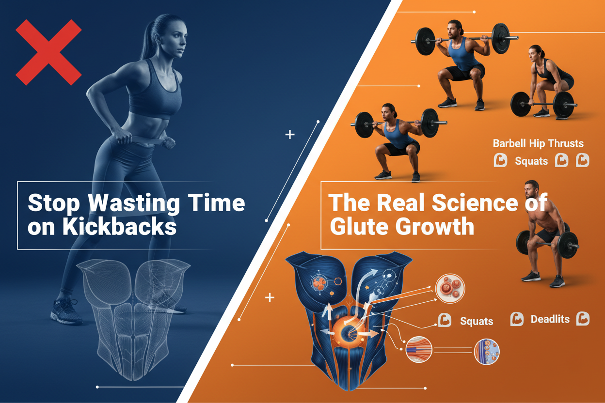 Stop Wasting Time on Kickbacks: The Real Science of Glute Growth
