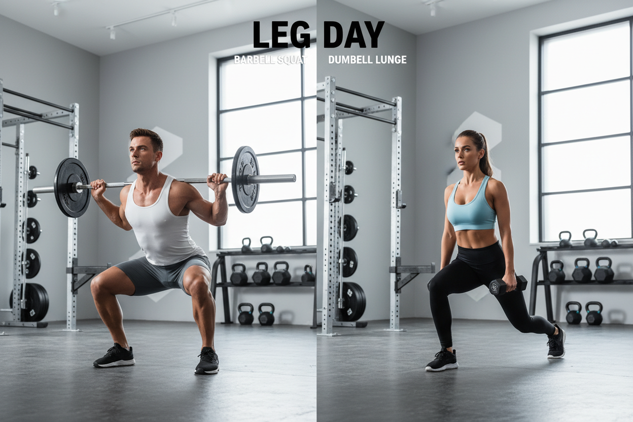 The Minimalist Leg Day: Will Just Squats and Lunges Actually Build Muscle?