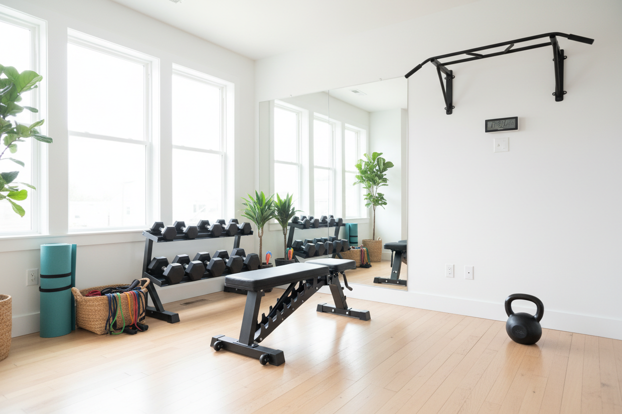 The Only 7 Pieces of Equipment You Actually Need for a Home Gym That Works