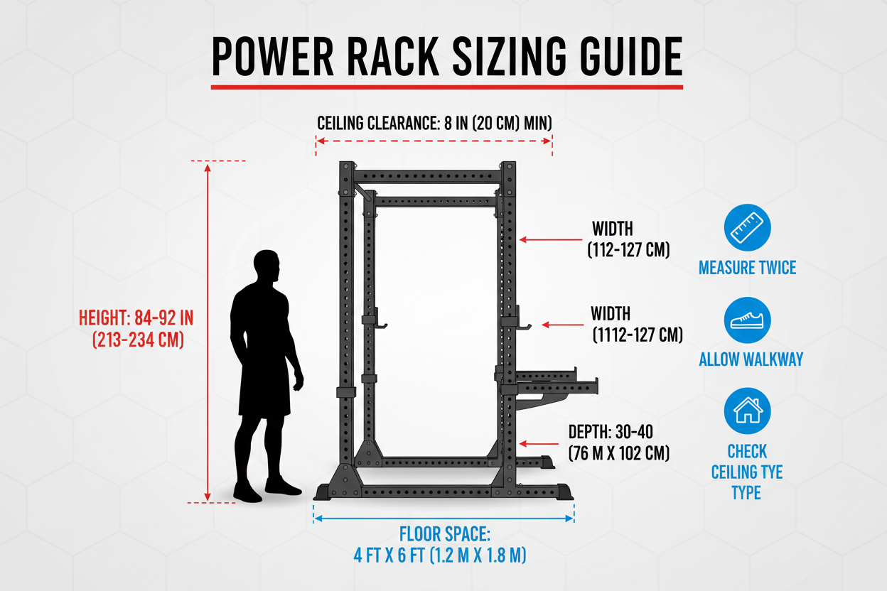 The Power Rack Sizing Guide Every Home Gym Owner Needs to Read