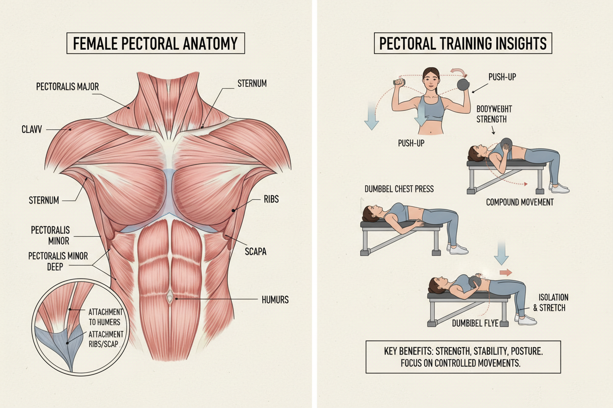 Understanding Female Pectoral Muscles: Anatomy, Function, and Training Insights