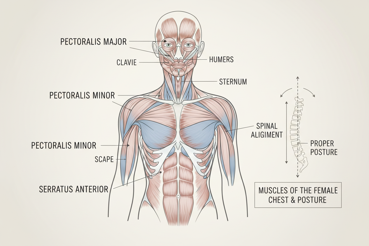 Understanding the Muscles in the Female Chest for Strength, Health, and Posture