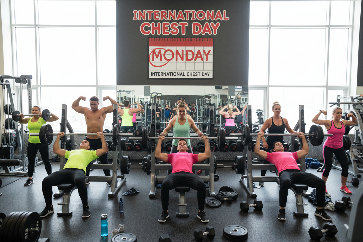 Why Monday Is Known as International Chest Day in Gyms