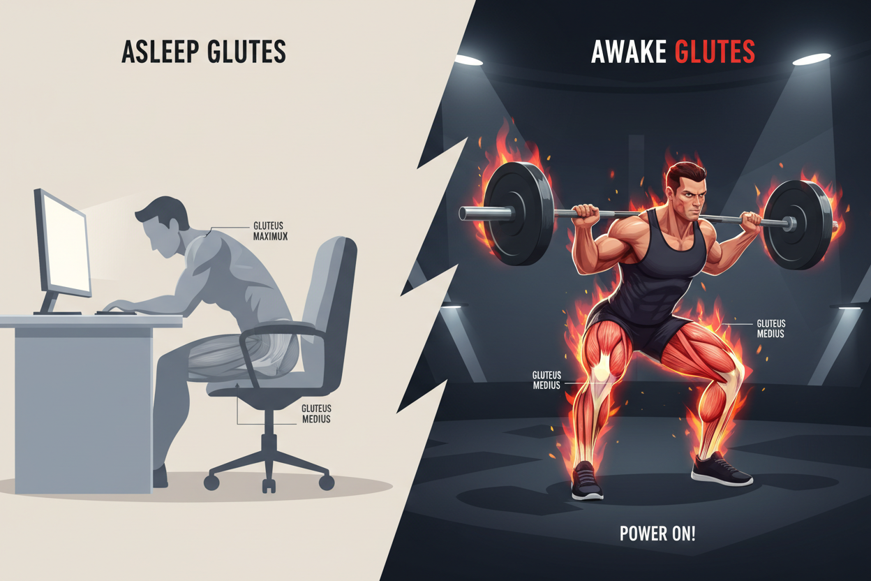 Why Your Glutes Are Asleep and How to Wake Them Up for Bigger Lifts