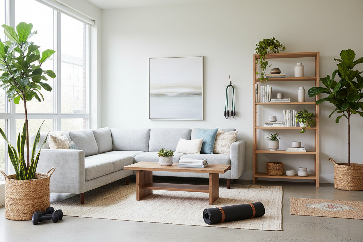 Why Your Home Gym Doesn't Need to Take Over Your Living Room