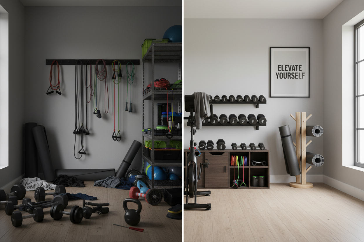 Why Your Home Gym Isn't Working (And How Proper Storage Changed Everything)