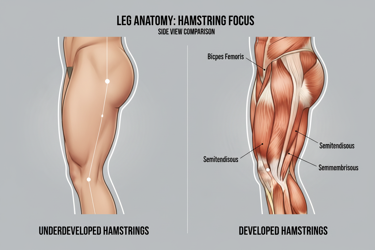 Why Your Legs Look Flat From the Side: The Ultimate Guide to Hamstring Mass