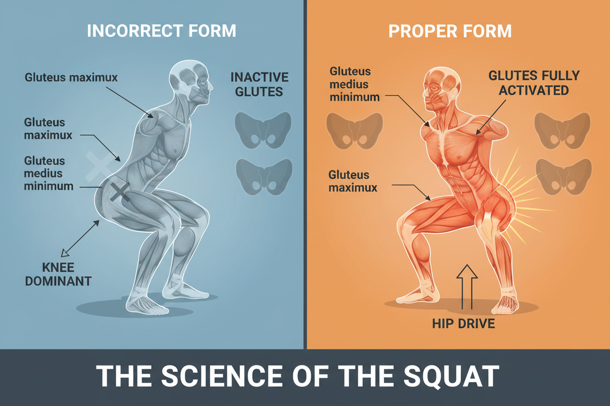 Why Your Squats Aren't Building Your Butt: The Science of Waking Up Your Glutes