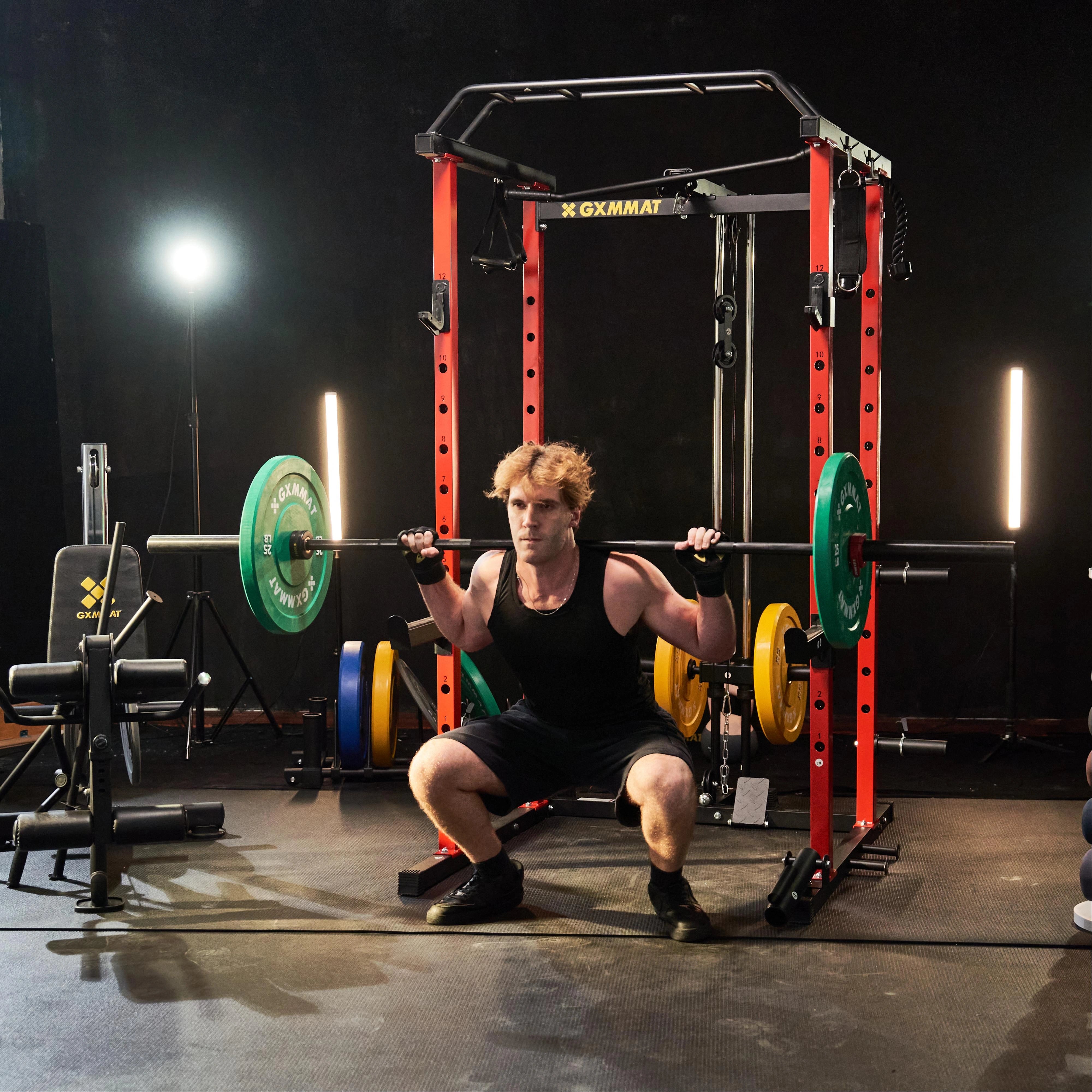 Barbell Squat with GXMMAT G5 Power Rack