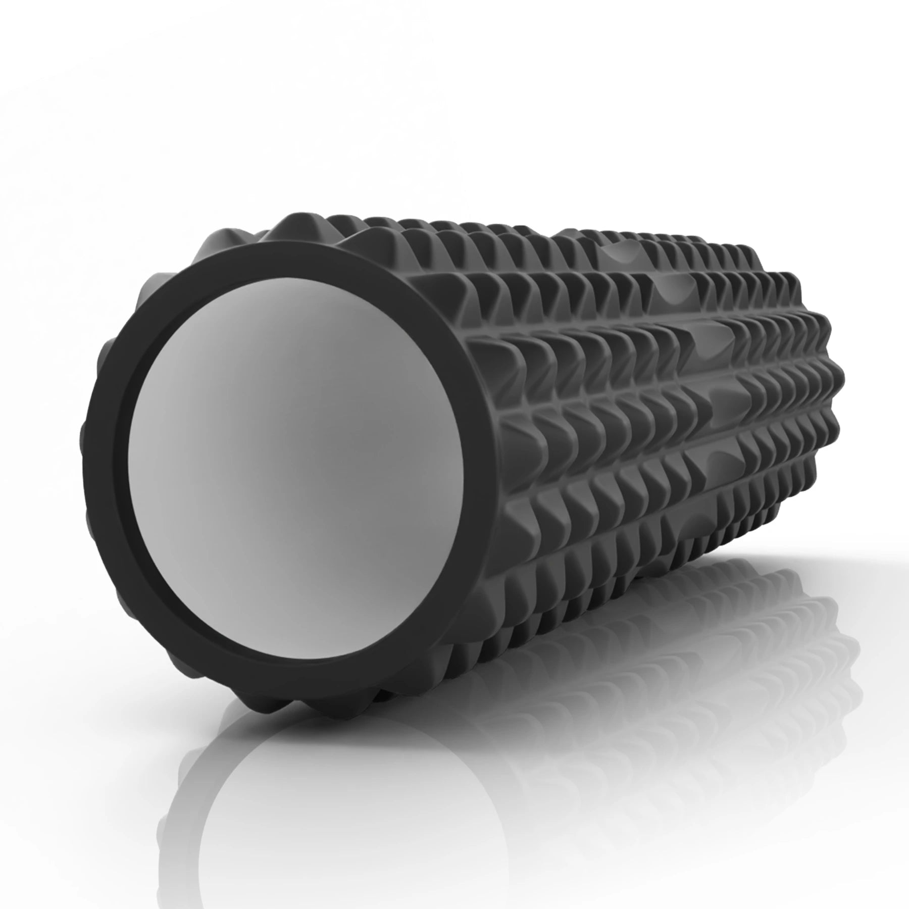GXMMAT Foam Roller 17.3" | Hollow | Wave | Black