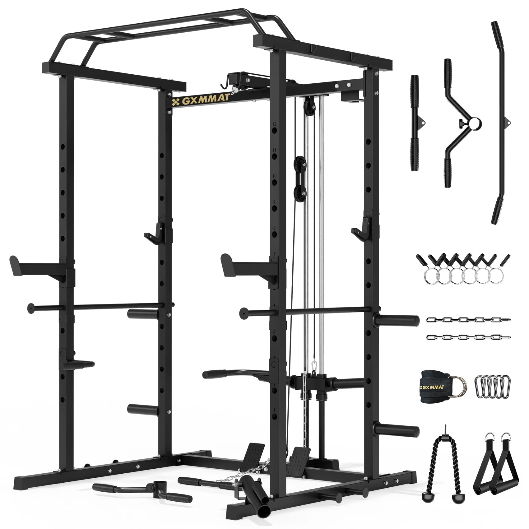 GXMMAT G5 Power Rack Black #color_black