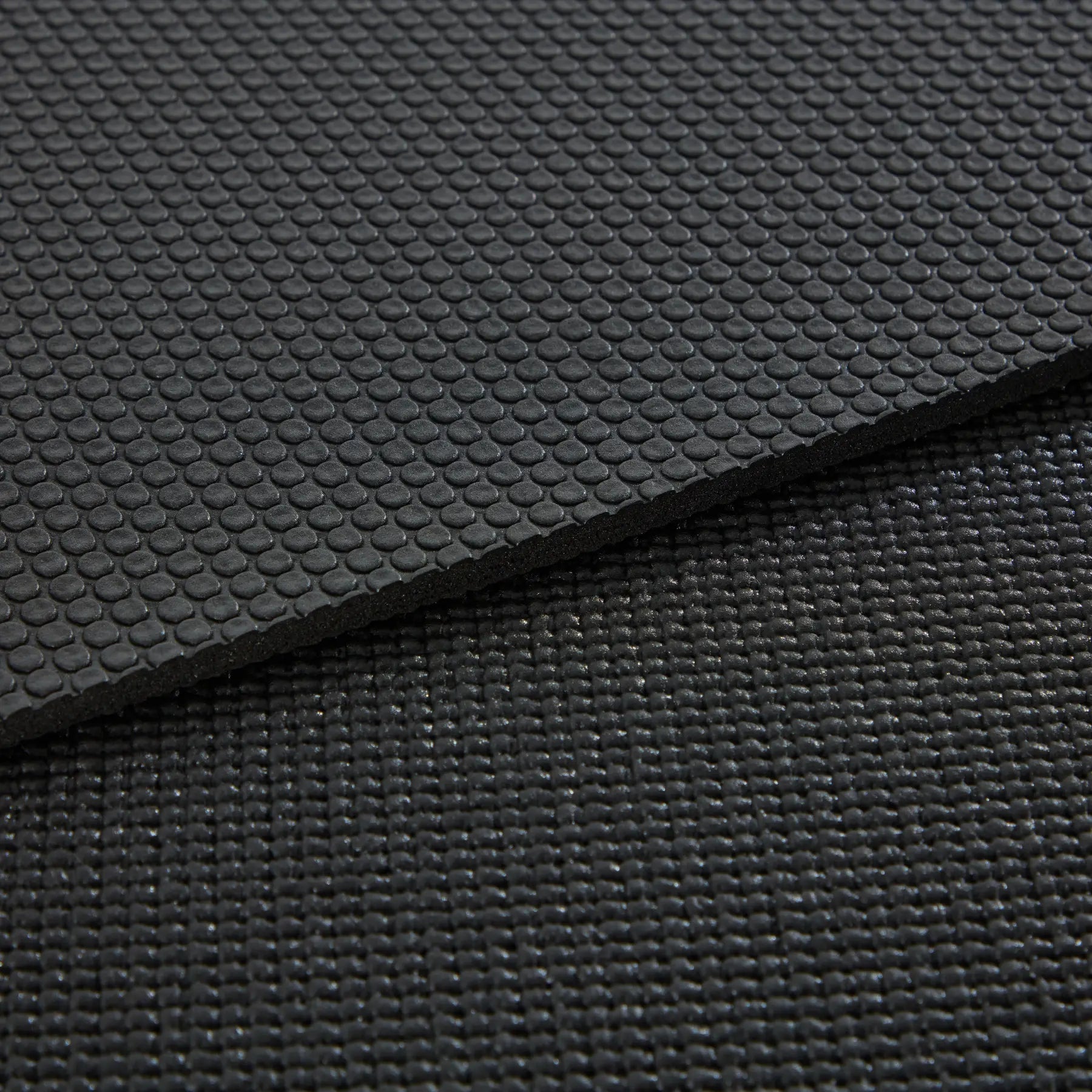 GXMMAT Large Yoga Mat Black Texture #color_Black Real