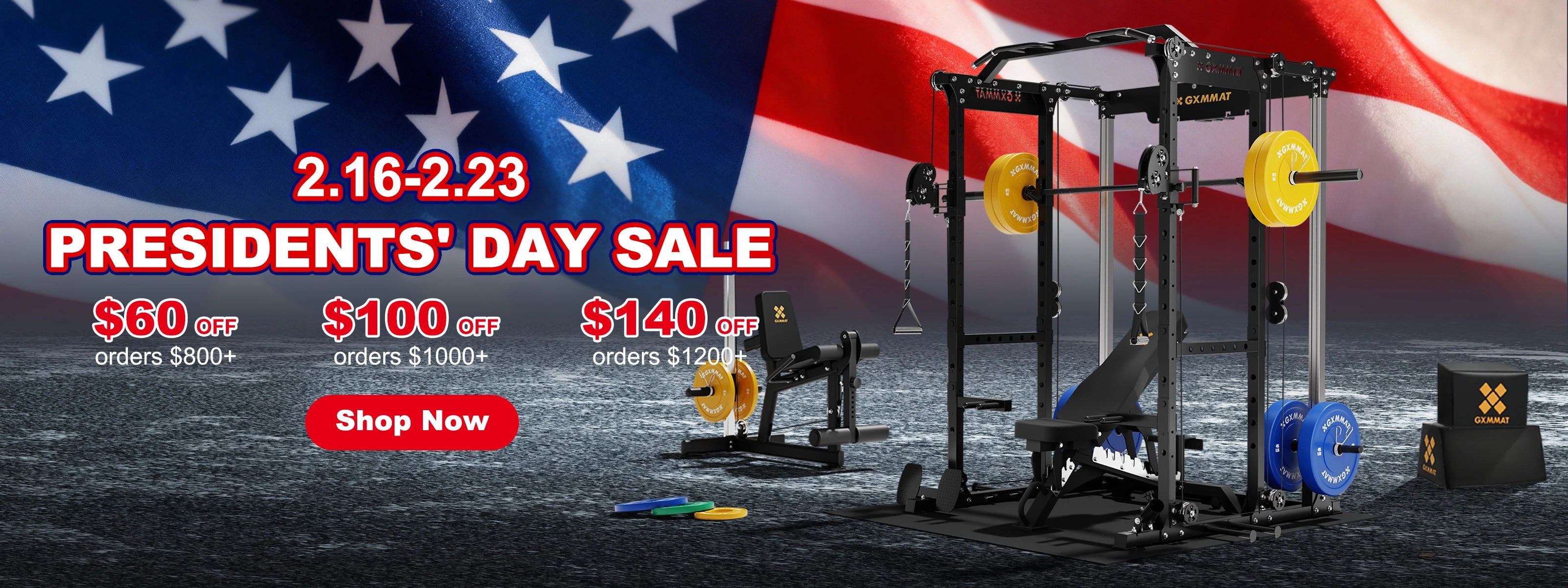 GXMMAT Presidents‘’ Day Banner PC