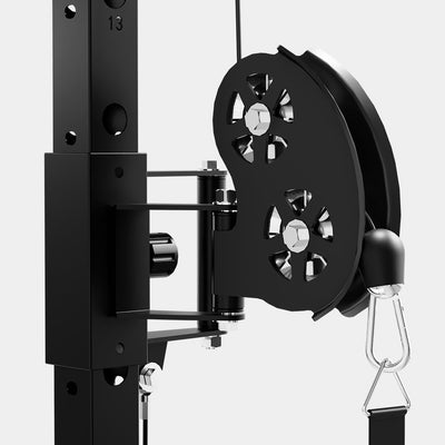 GXMMAT X6 Power Rack with 1:1 Aluminum Pulley