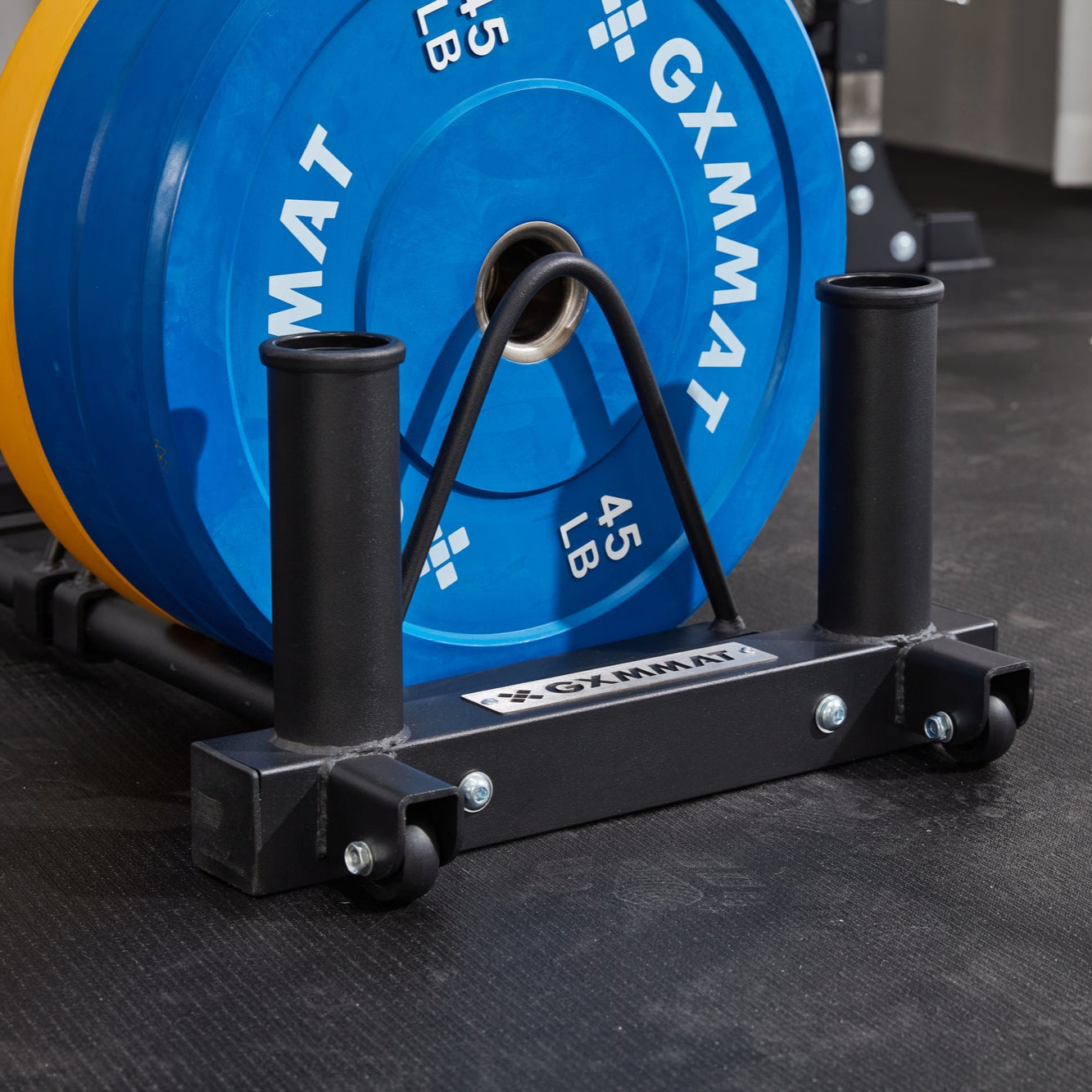 Horizontal Plate Rack with Bottom Wheels