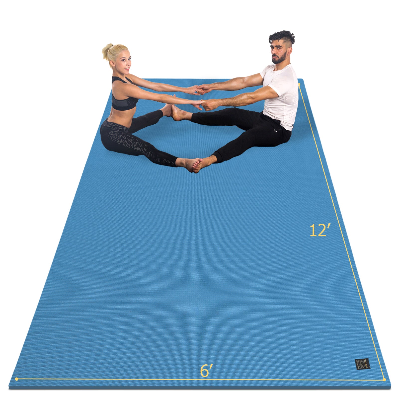 Gxmmat Extra Large Yoga Mat 6'x12', Infinite Space, Without Restraint