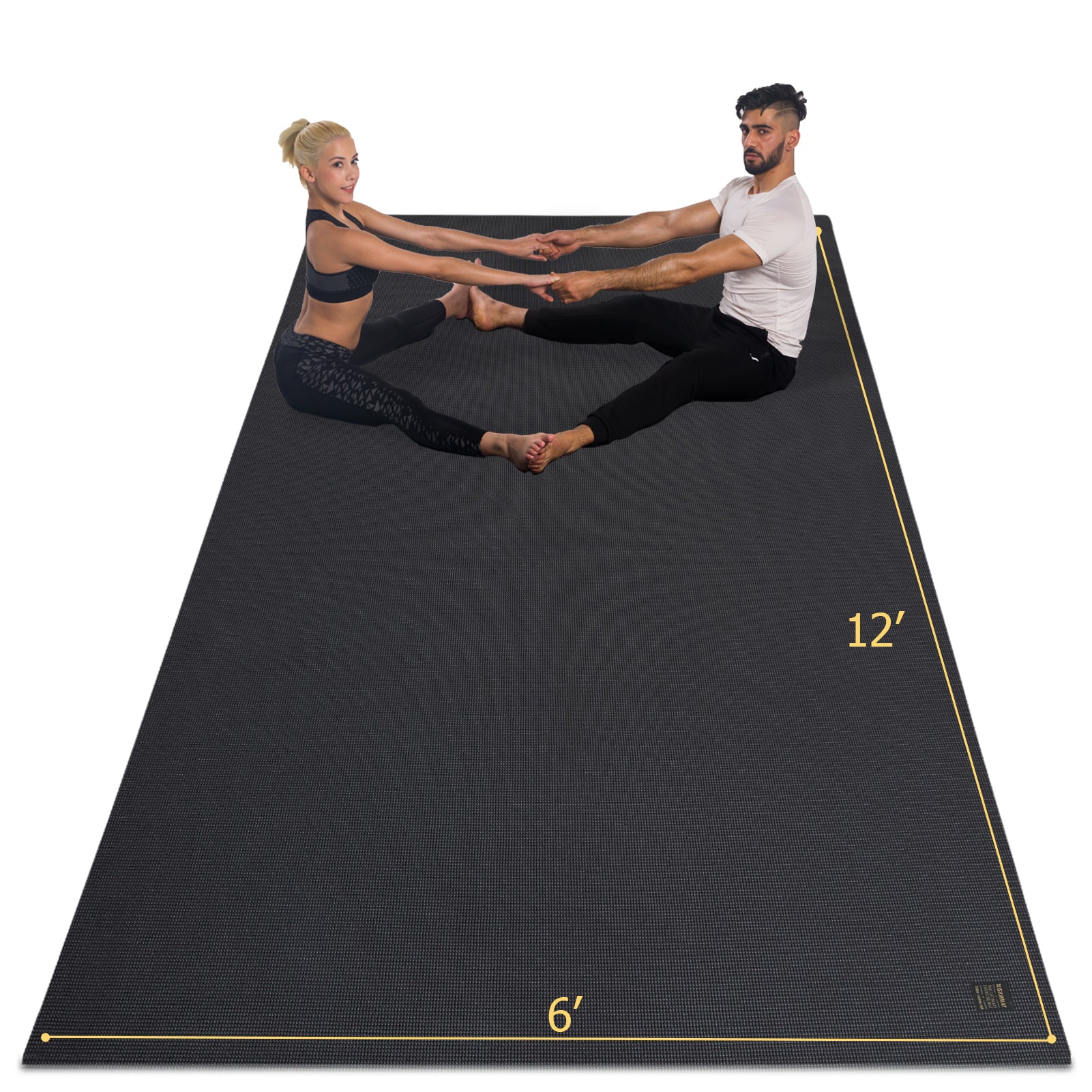 Gxmmat Extra Large Yoga Mat 6'x12', Infinite Space, Without Restraint
