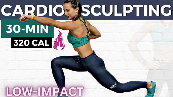30-MIN LOW-IMPACT HIIT WORKOUT (cardio workout, full body sculpting + abs workout to burn belly fat)