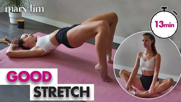 Stretching Workout at Home | Hip Mobility & Exercises (with a new Exercise mat from "GXMMAT")