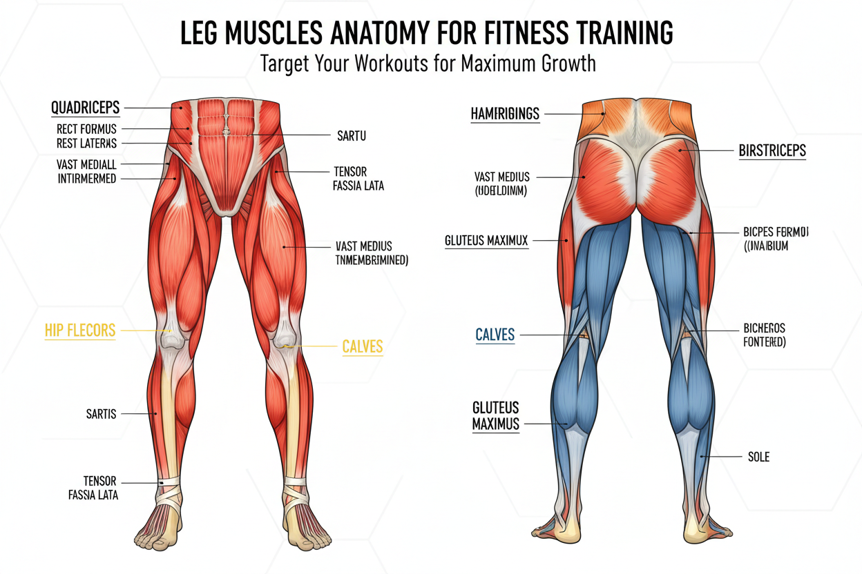 Beyond the Squat: A Complete Breakdown of Leg Anatomy for Better Gains