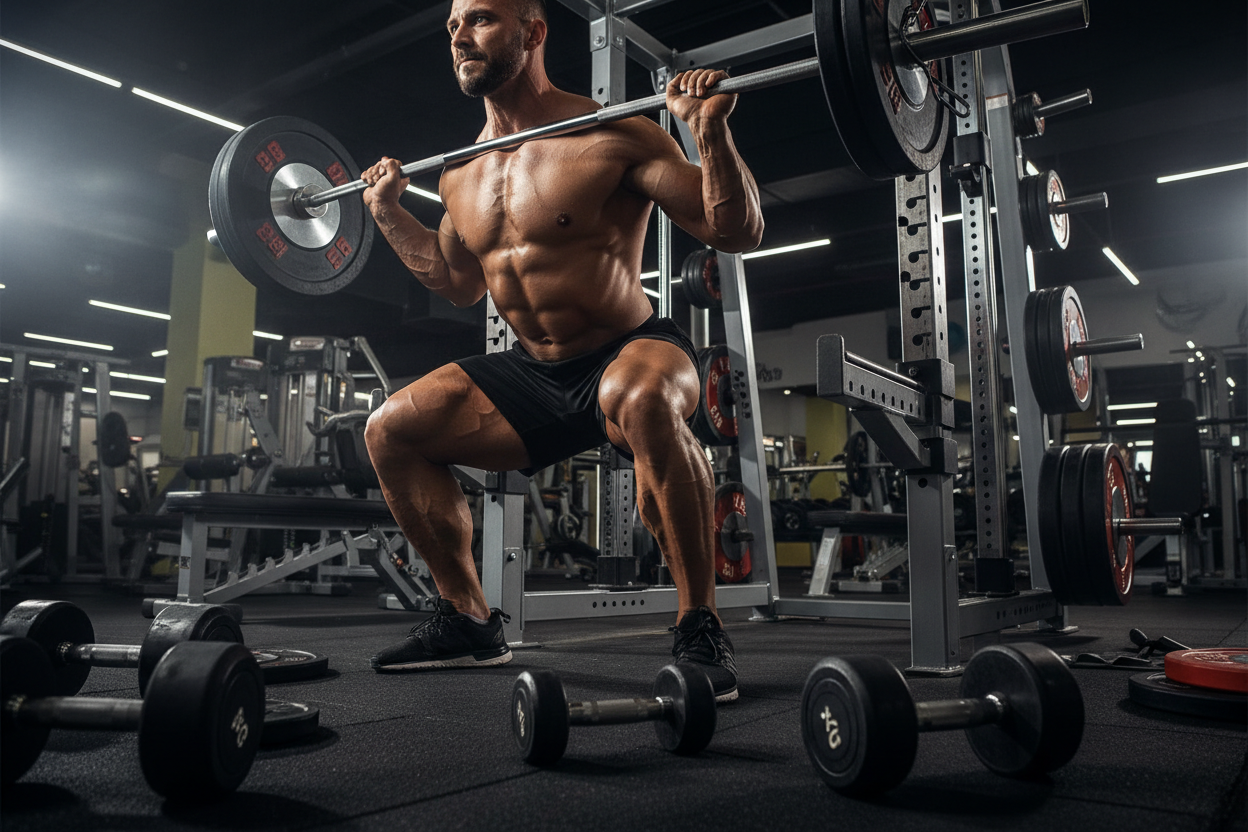 Build Monster Legs With The Best Free Weight Quad Exercises