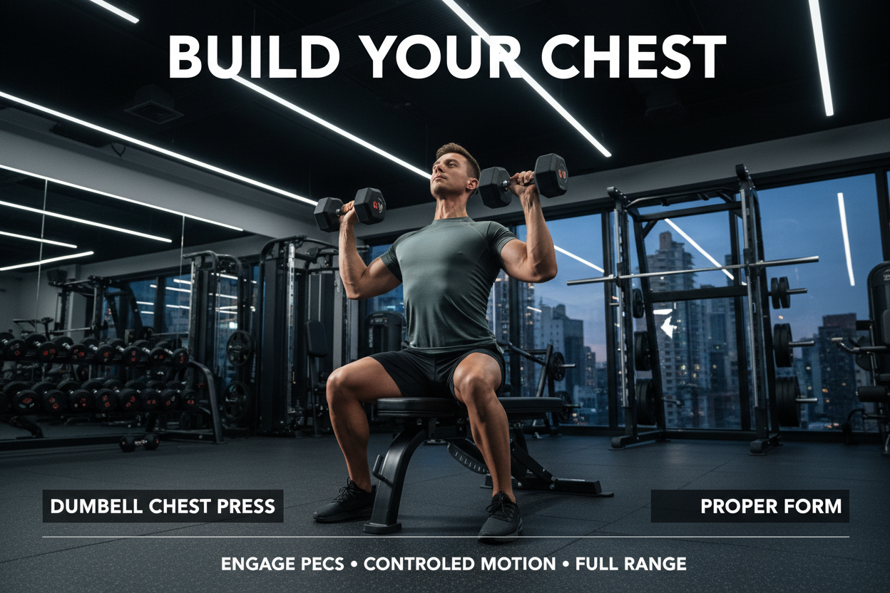 Build Strong Chest Muscles with Effective Dumbbell Exercises