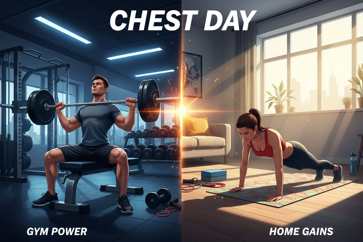 Build Your Strongest Chest: Top Gym and Home Exercises