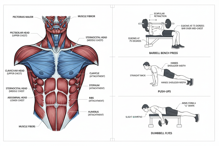 Building Powerful Pecs: A Comprehensive Guide to Chest Muscle Anatomy