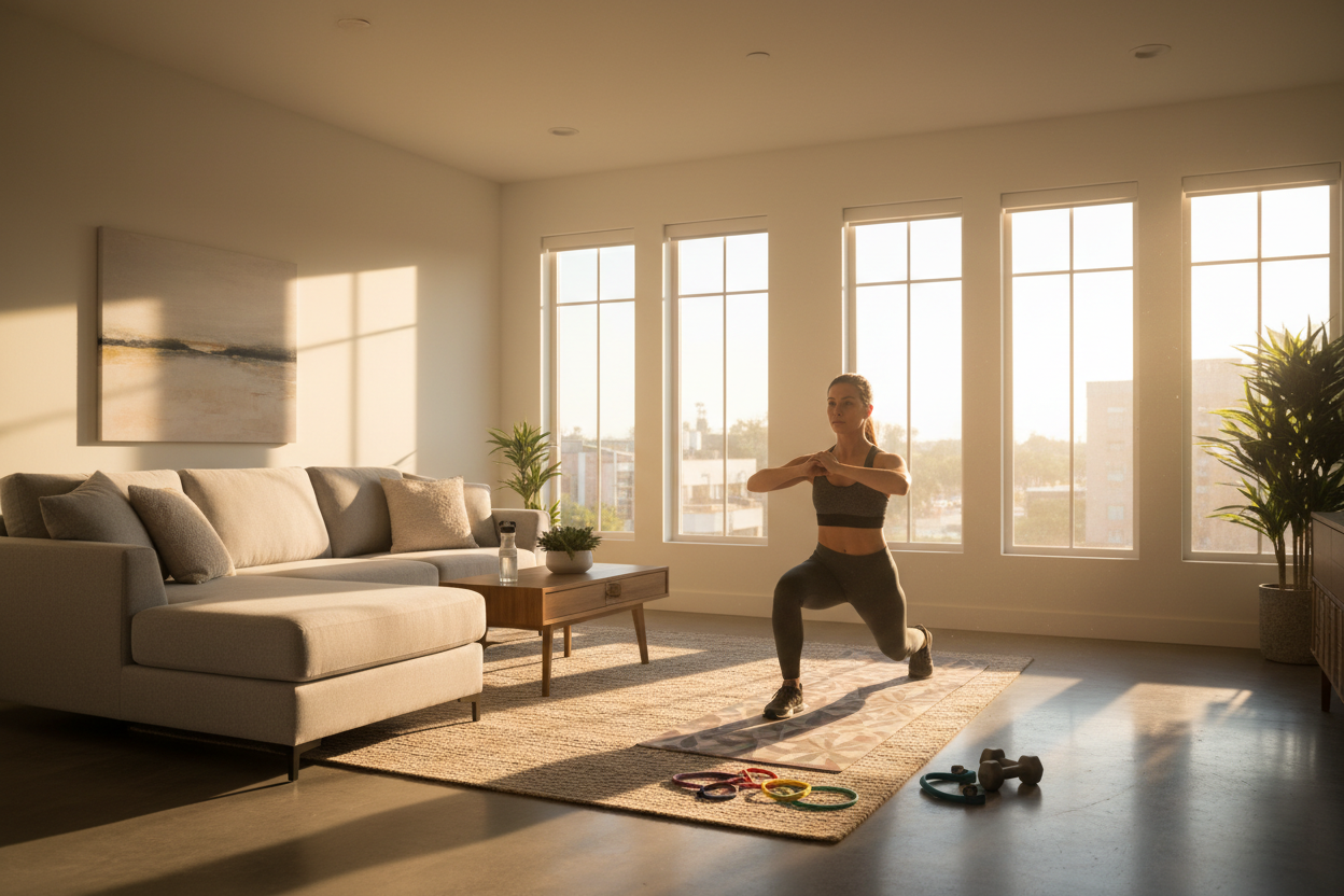 Built in the Living Room: A Complete Guide to Growing Legs Without a Gym