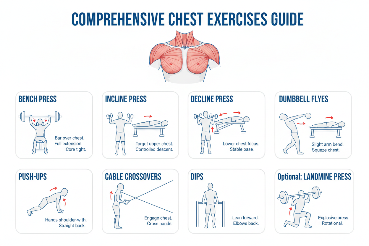 Chest Exercise Diagram Guide for Effective Workouts