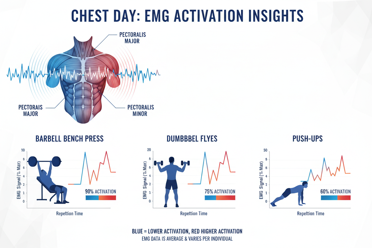 Exercises Testing Chest Chest Exercises EMG Insights for Maximum Muscle Activation