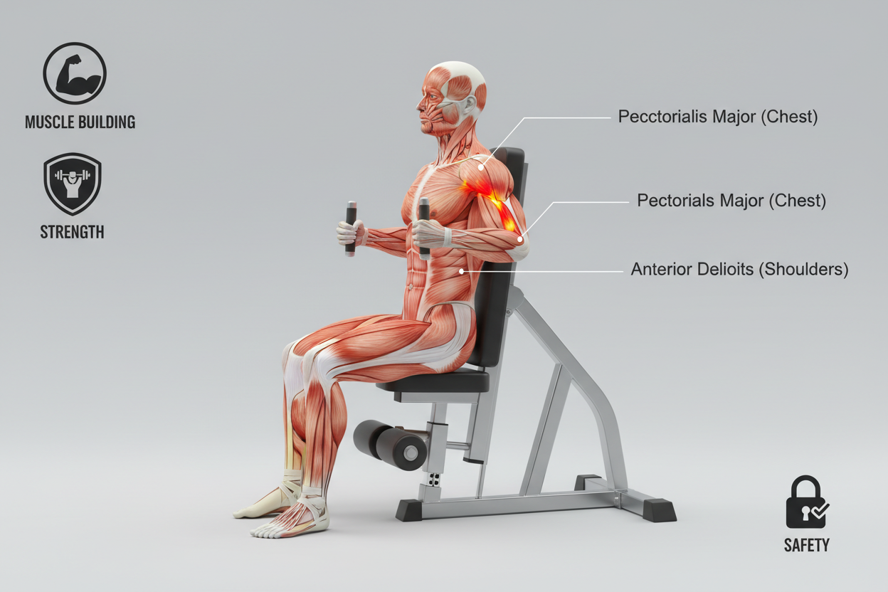 Chest Press Machine Guide: Muscles Worked and Key Benefits
