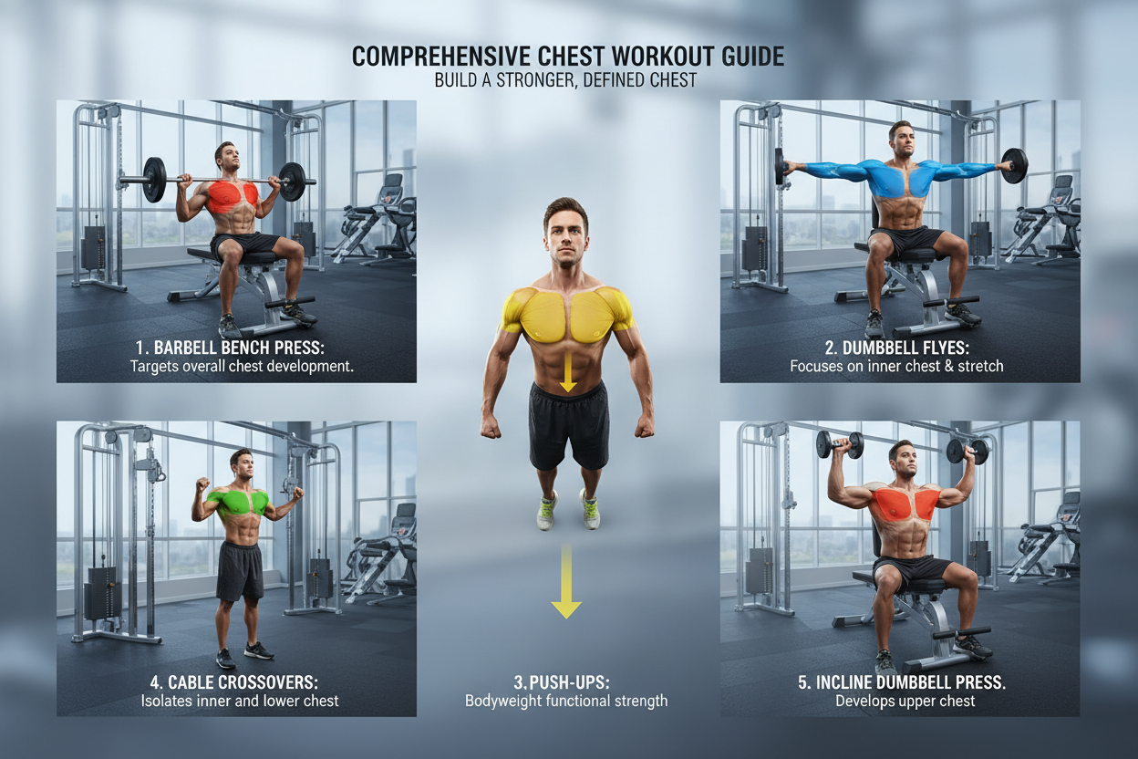 Complete Guide to Chest Exercises You Can Do in the Gym