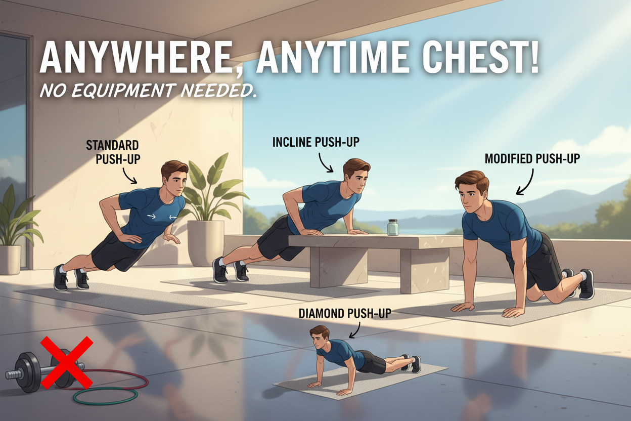 Easy Chest Exercises You Can Do Anywhere