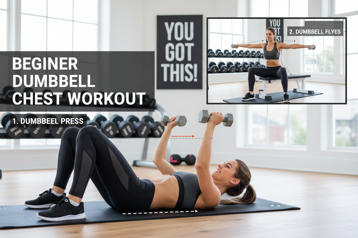 Easy Chest Workouts with Dumbbells for Beginners