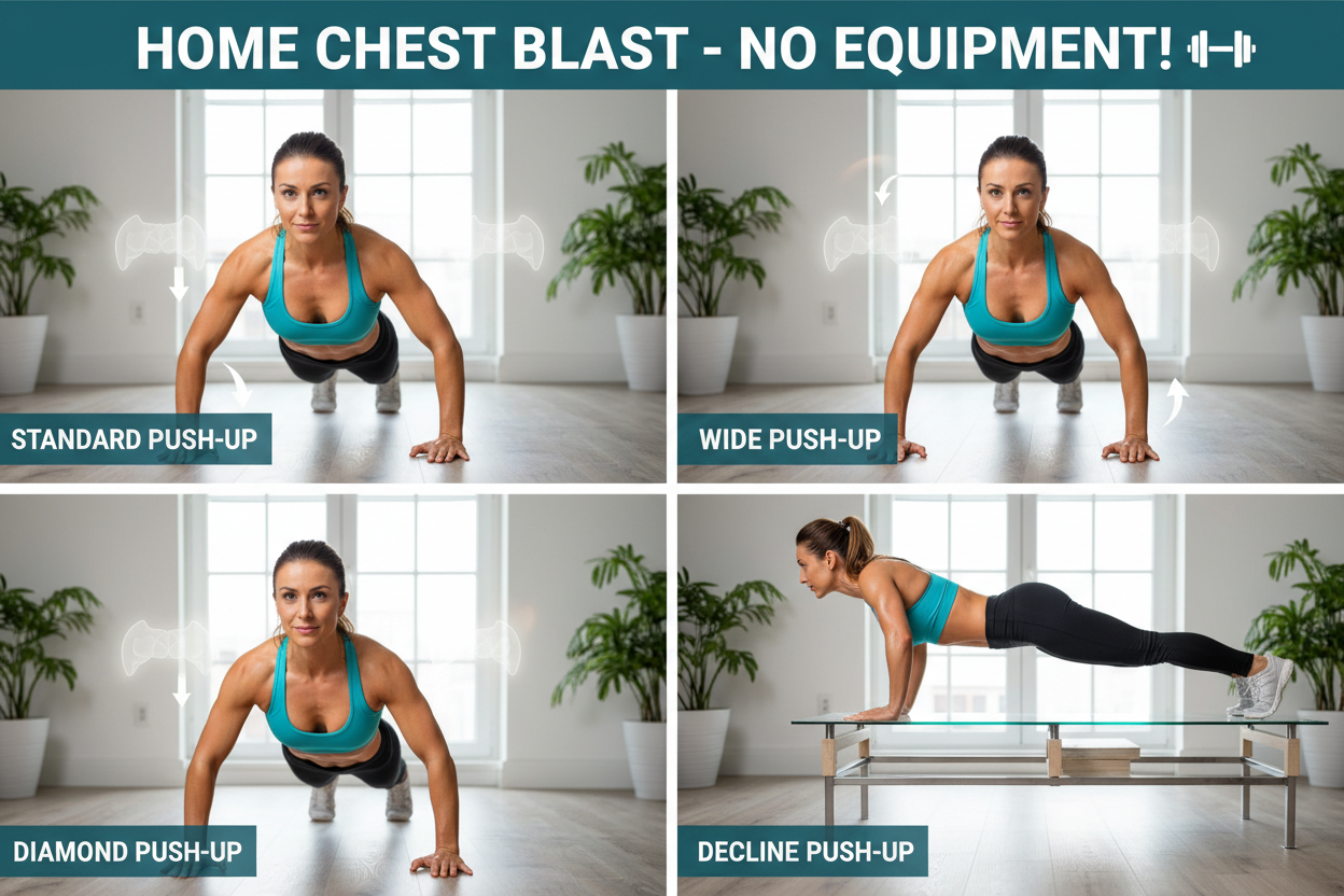 Effective Home Workout for Chest Without Any Equipment