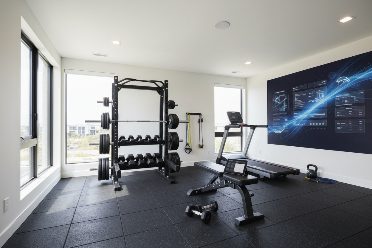 Adapting an Online Fitness Program for Your Home Gym